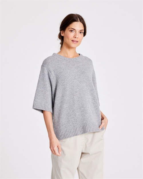 GAI + LISVA TULLE LAMBSWOOL JUMPER GRAFITTI GREY MELANGE 